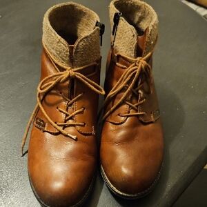 Brown Leather Romonte Boots Size 39